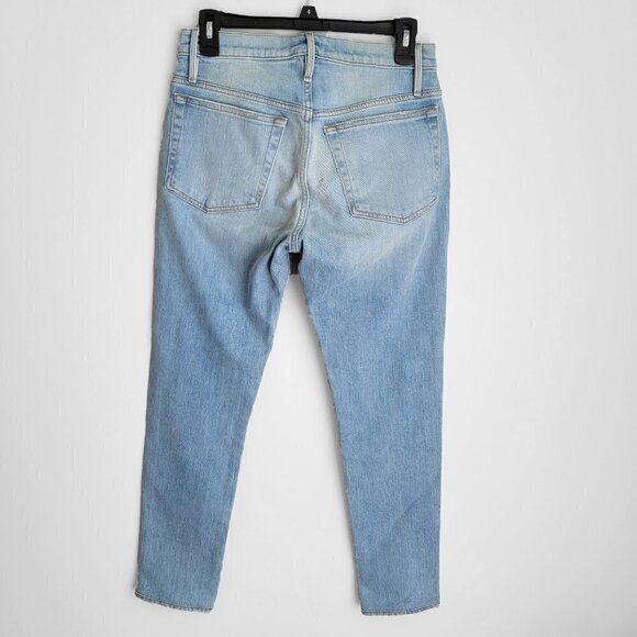 NWT Frame L'Homme Athletic Light Wash Denim Slim Fit Mid Rise Jeans - Picture 5 of 11
